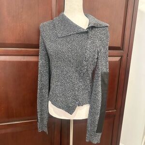BCBG Women's Black and Gray Jacket